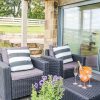 meadow cottage outdoor seating