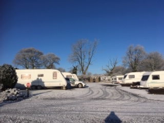 winter caravan park