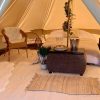 Bell tent RV retreat