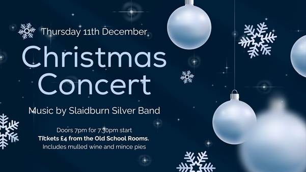 Christmas Concert with music provided by Slaidburn Silver Bend Christmas Concert - with music provided by Slaidburn Silver Band | Facebook