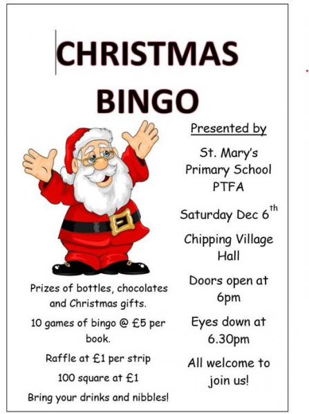 Christmas Bingo Christmas Bingo – Ribble Valley Borough Council