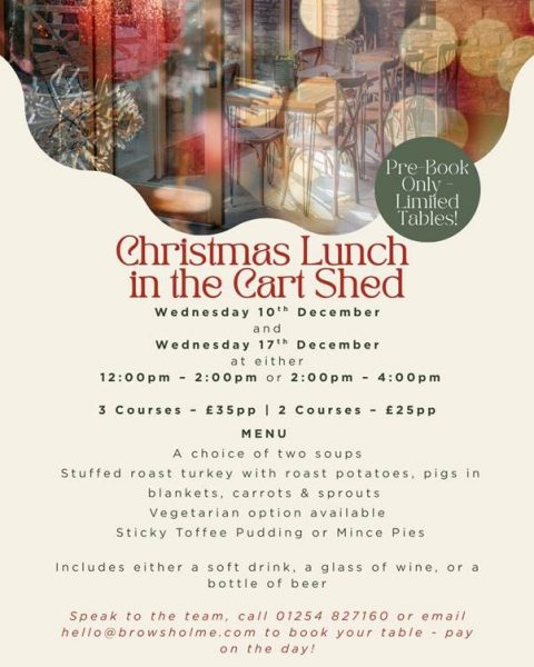 (1) Christmas Lunch in the Cart Shed Café 🎅❄️ | Facebook