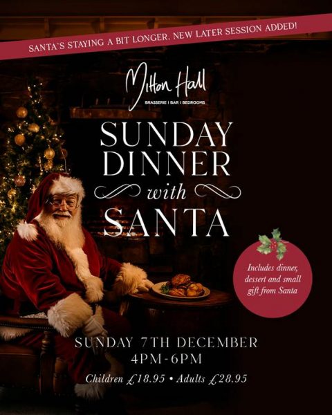 Sunday dinner with Santa Sunday with Santa at Mitton Hall - James' Places .