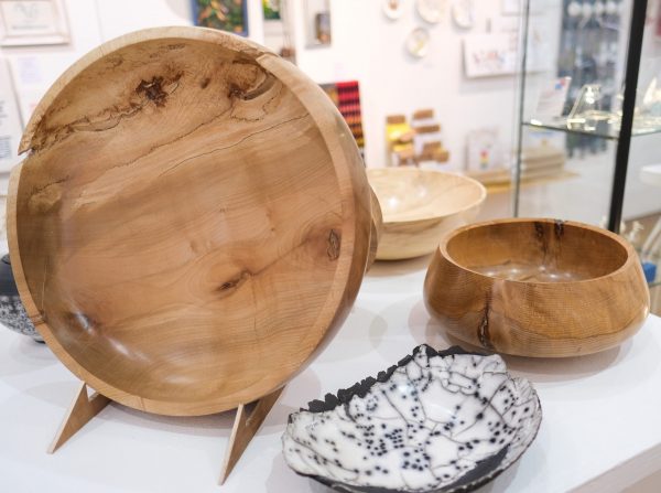 Hand crafted wooden bowl