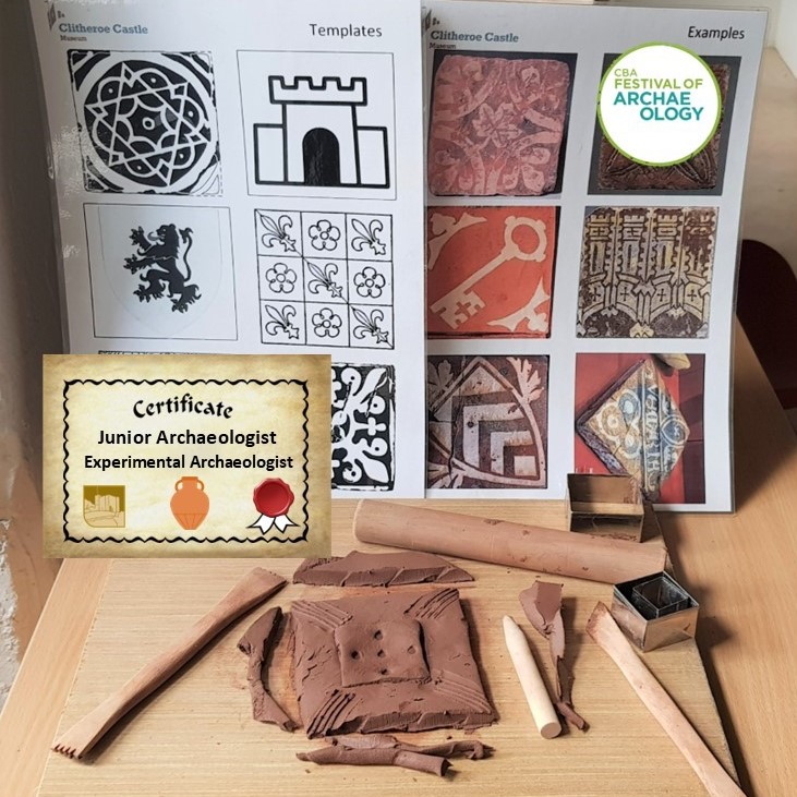Junior Archaeologists: Medieval Tile Pottery Workshop at Clitheroe Castle