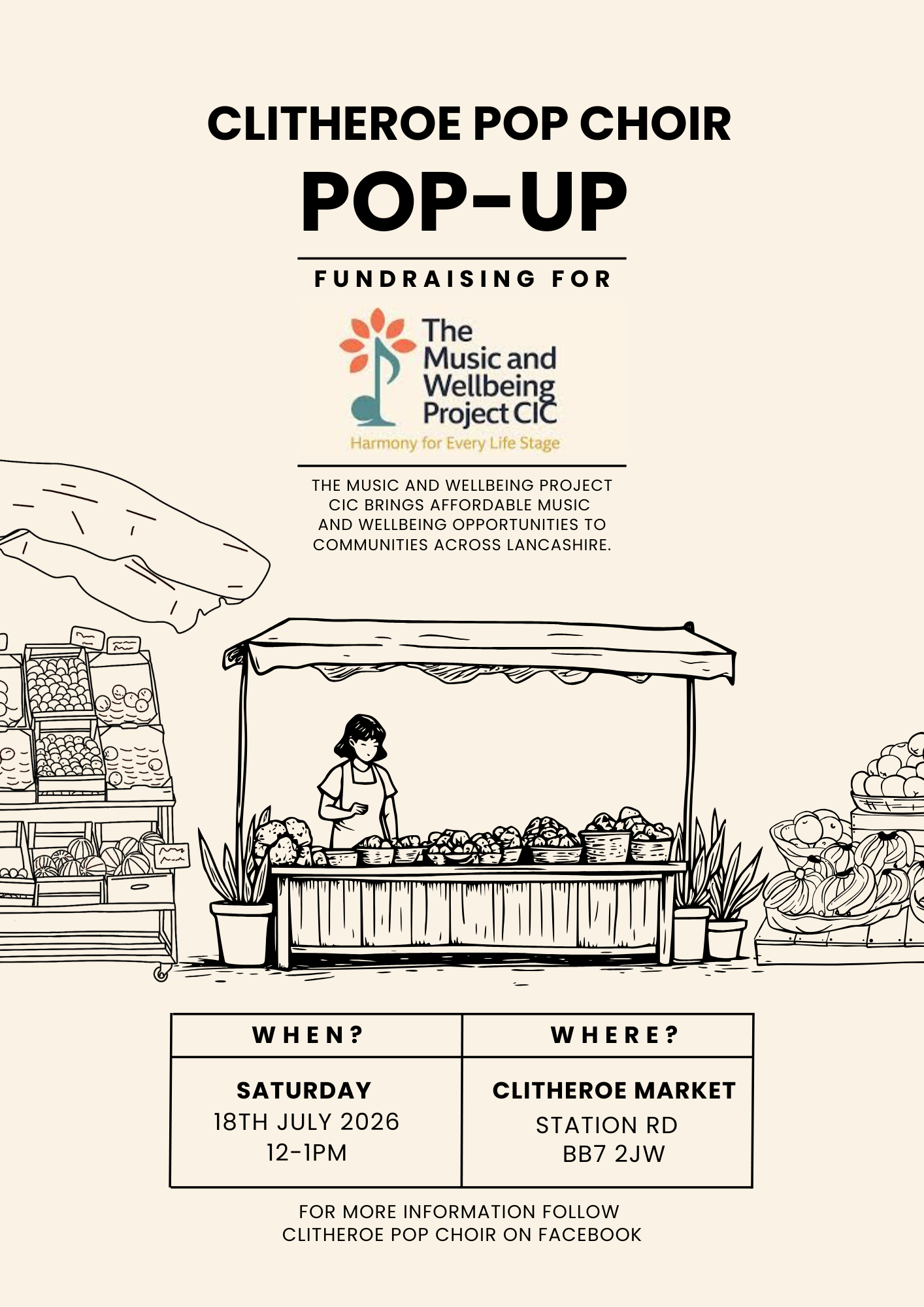 Clitheroe Pop Choir: Pop-Up Performance!