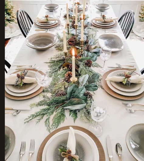 Christmas Table Displays