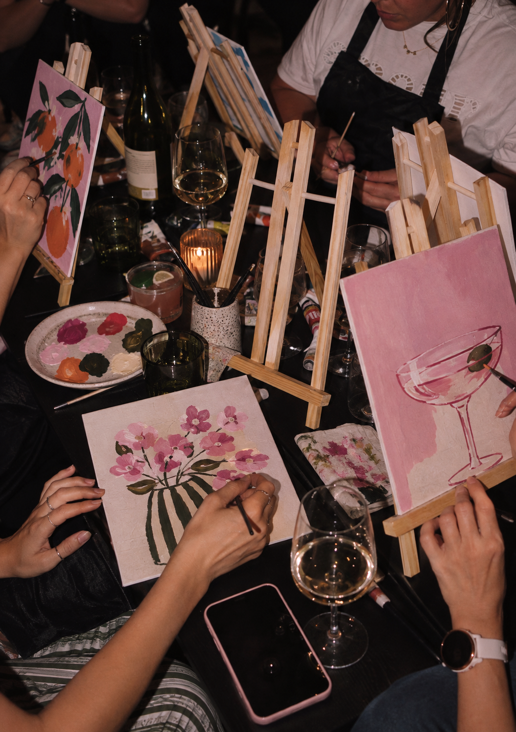 SIP \'N\' PAINT Evening: The Silver Forest
